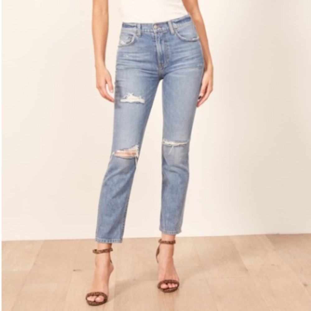 Reformation Julia High Cigarette Jeans